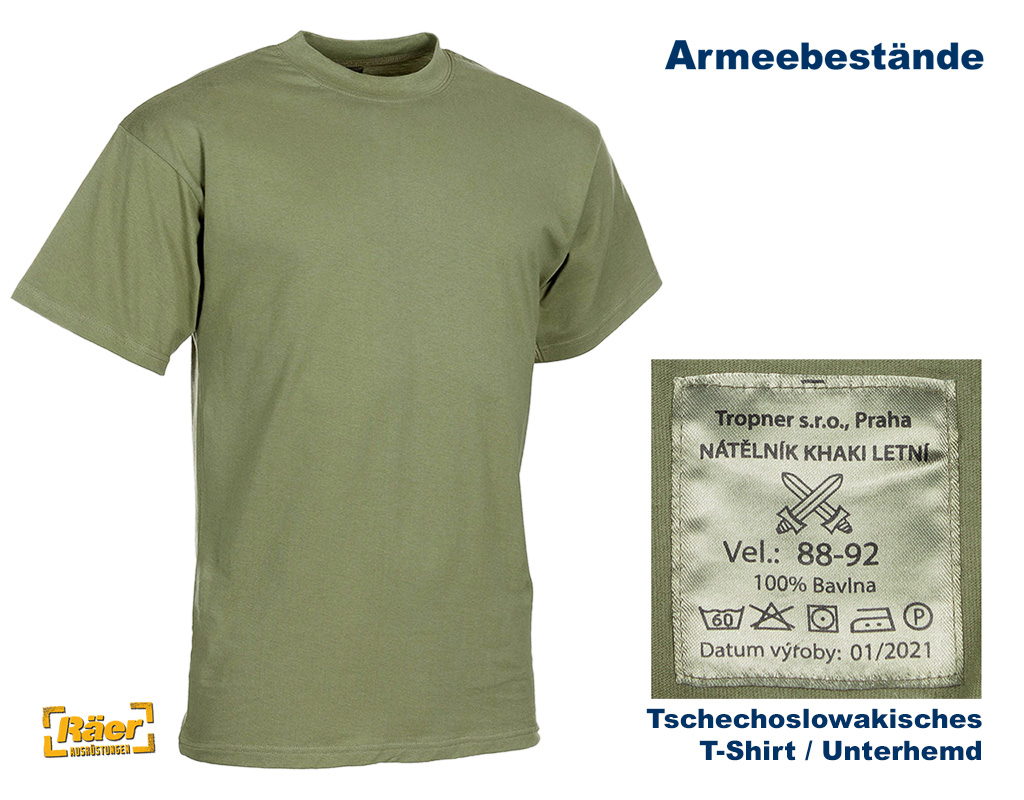 Tschechisches Unterhemd/T-Shirt, Original Armee  A