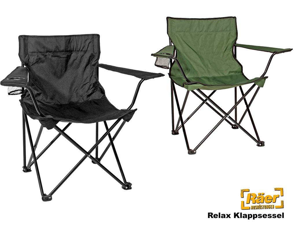 Relax Klappsessel - Klappstuhl m. Stahlrahmen    A