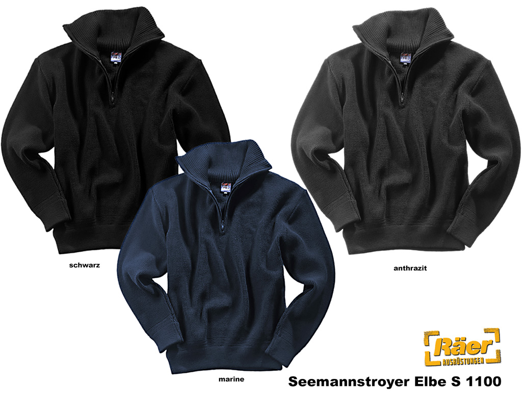 Elbe Seemannspullover Elbe S, 1100, 100% Wolle   A