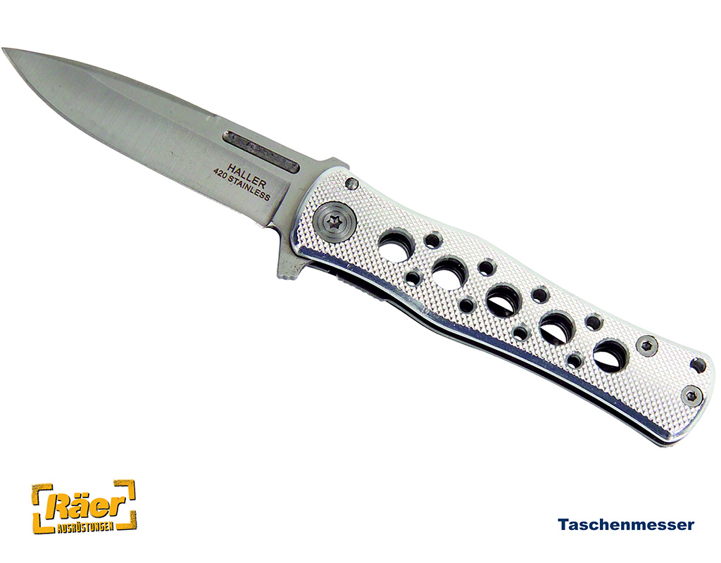 Taschenmesser 83663, silber    A