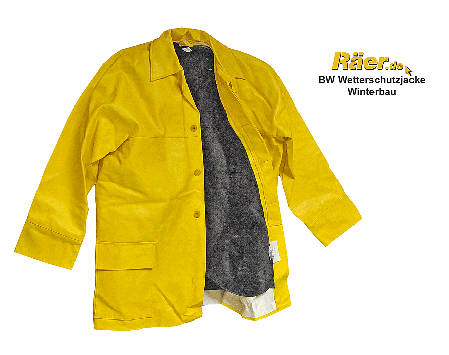 BW Wetterschutzjacke - Ölzeugjacke, Winterbau    B