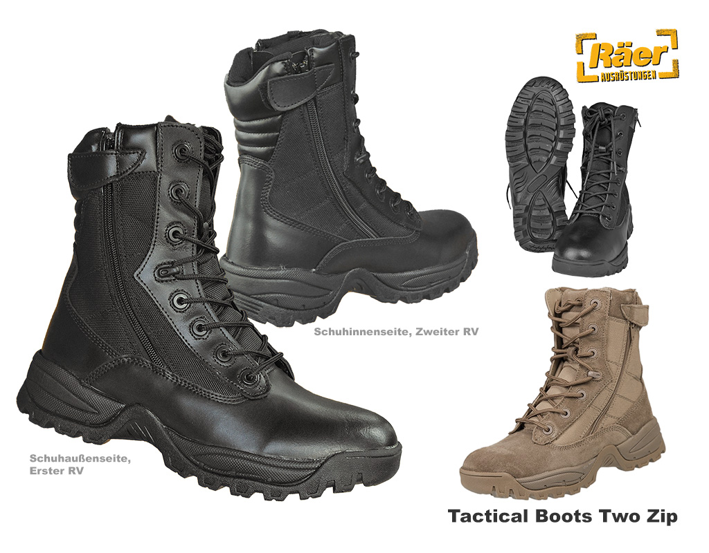 Mil-Tec Tactical Boots, Two-Zip...    A