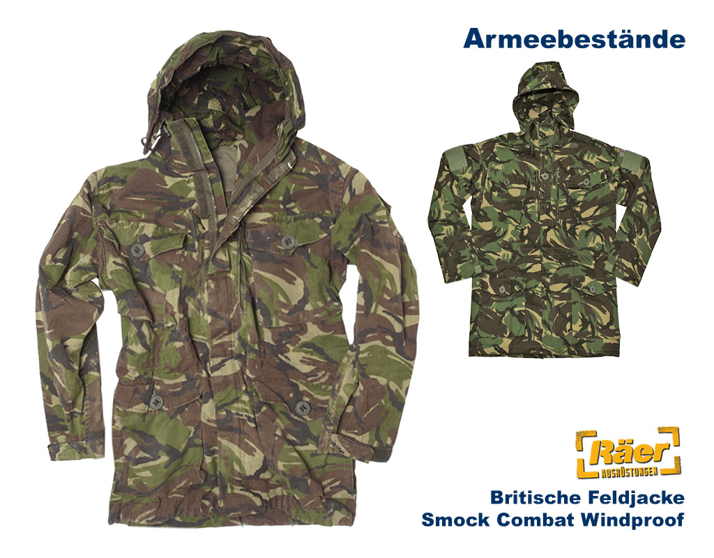 Britische Feldjacke Smock Combat Windproof    B