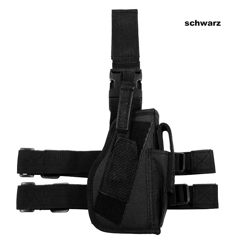 Universal Pistolenbeinholster, Textil    A