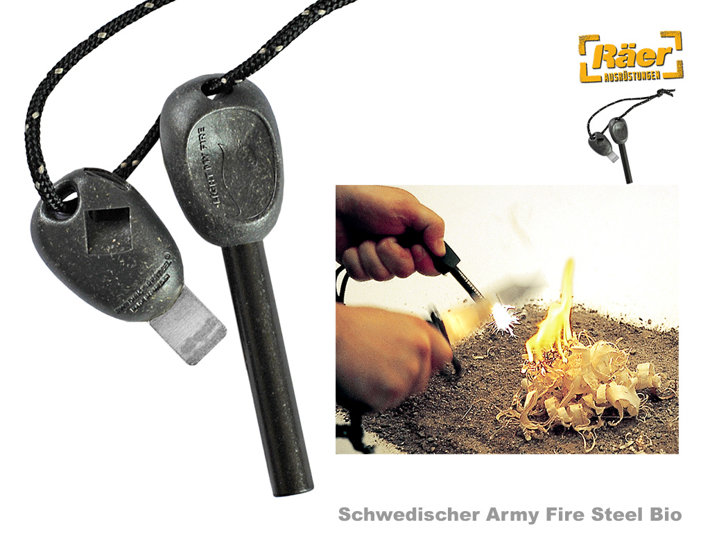 Schwedischer Army Fire Steel Bio    A