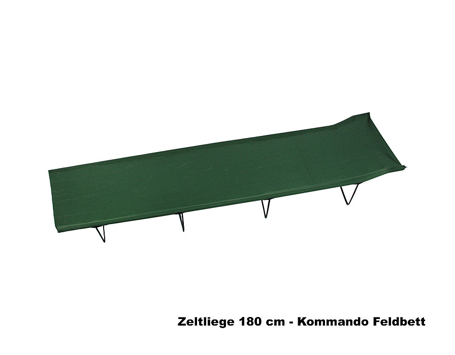 Zeltliege - Kommando Feldbett, 180 cm    A