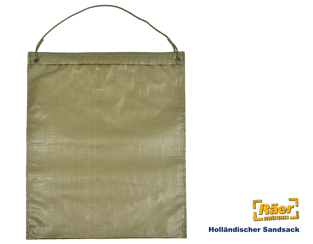 Holländischer Sandsack, Klett+Griff, oliv    B