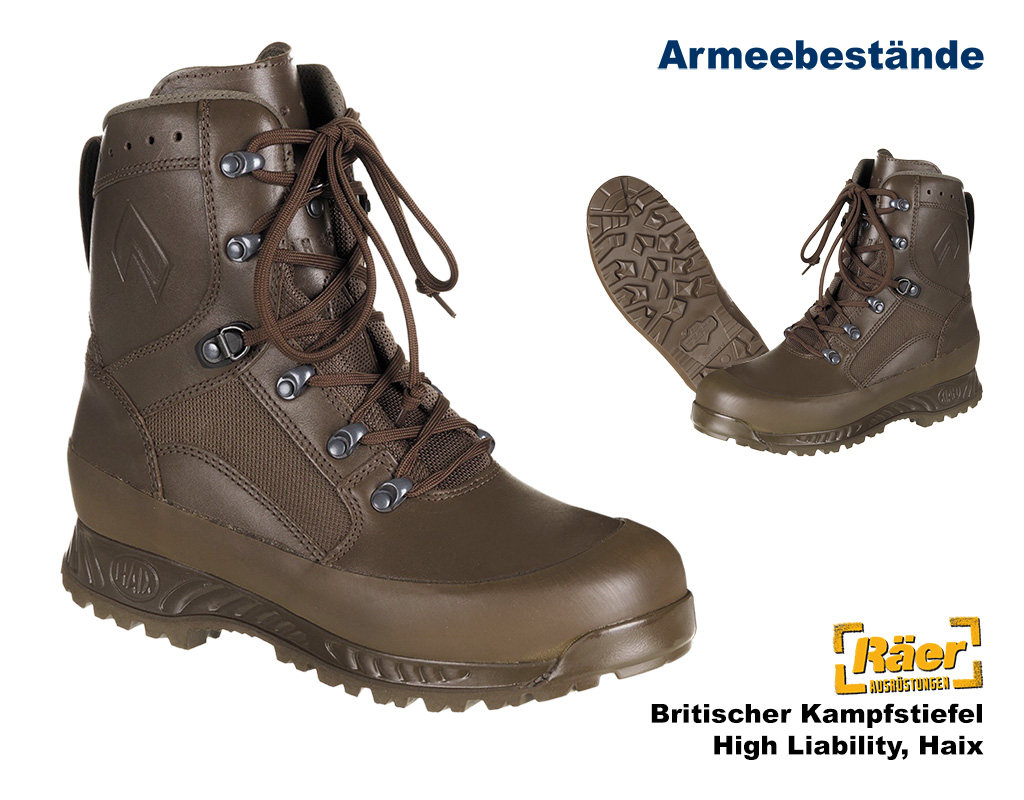 Britischer Kampfstiefel High Liability, Gore   A/B