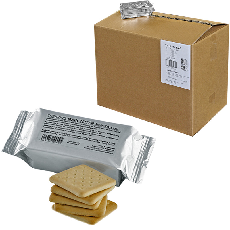 90 BW Hartkekse Packungen á 125 g, HSL    A