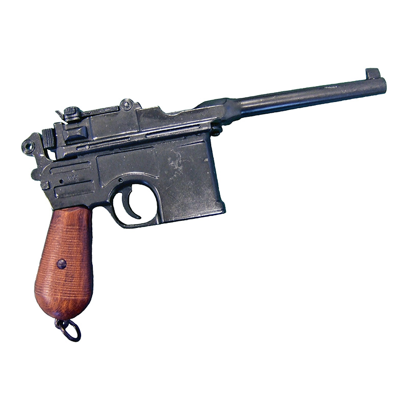Modellwaffe Pistole Mauser C96, Holzgriff    A