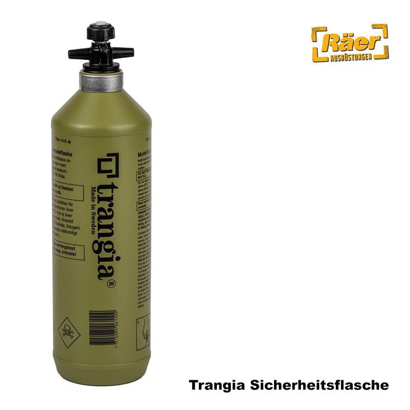 Trangia Sicherheitsflasche 1,0 Liter, oliv    A