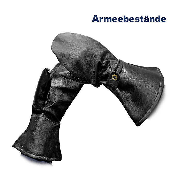 Schwedische Leder Motorradhandschuhe    B