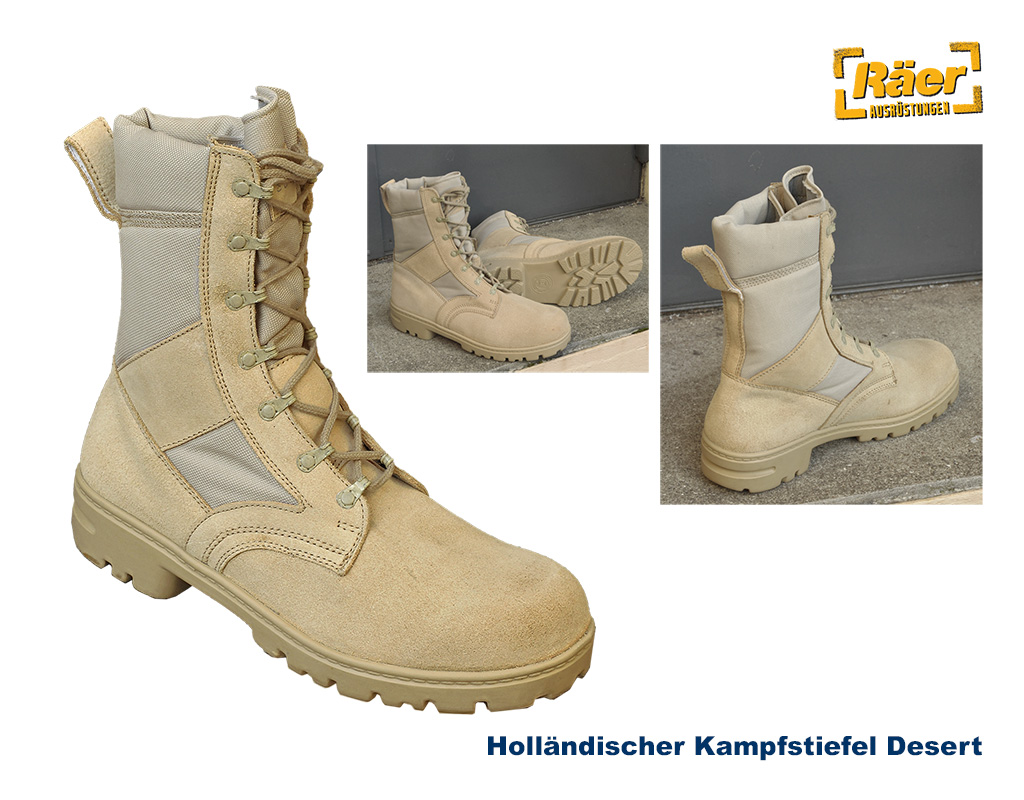 Holländischer Kampfstiefel Desert    A