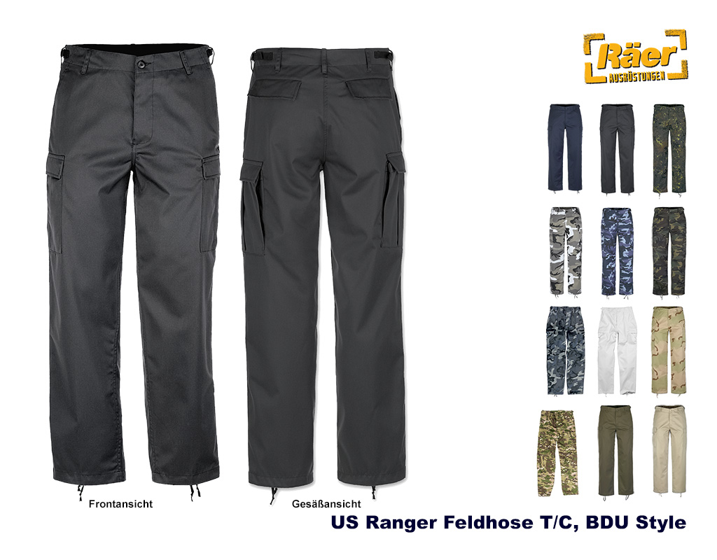 US Ranger Hose Typ BDU T/C    A