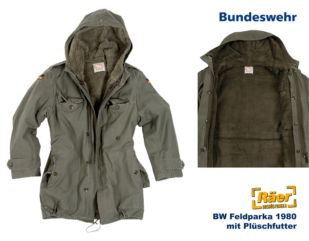 BW Feldparka oliv, 1980, Original Bundeswehr   B/C