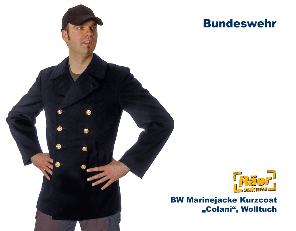 BW Marinejacke Kurzcoat Colani, Wolltuch... B