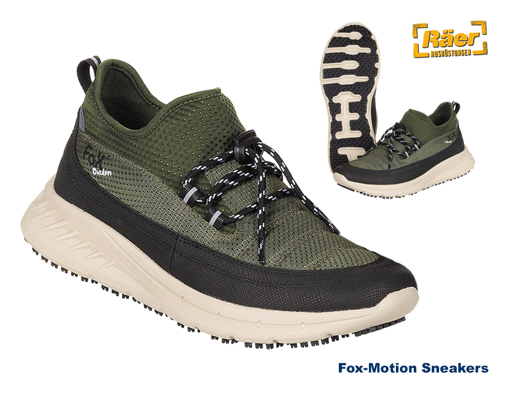Fox-Motion Sneakers, oliv    A