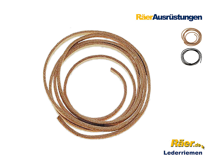 Lederriemen 80 cm, 2-4 mm    A