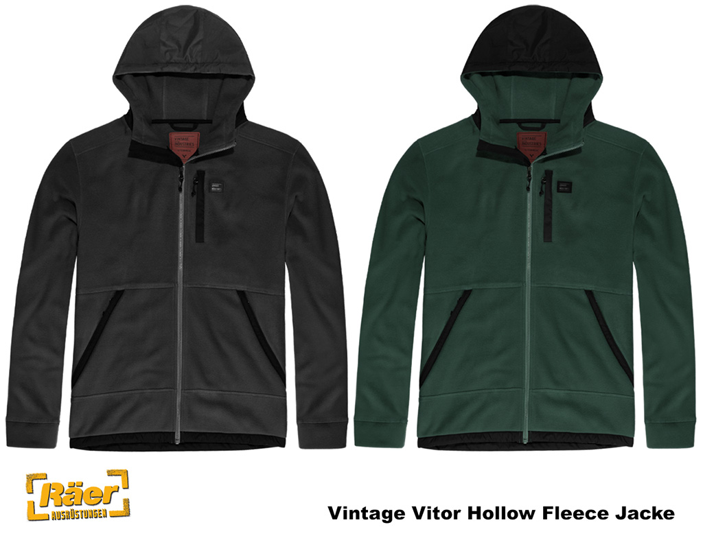Vintage Vitor Hollow Fleece Jacke    A
