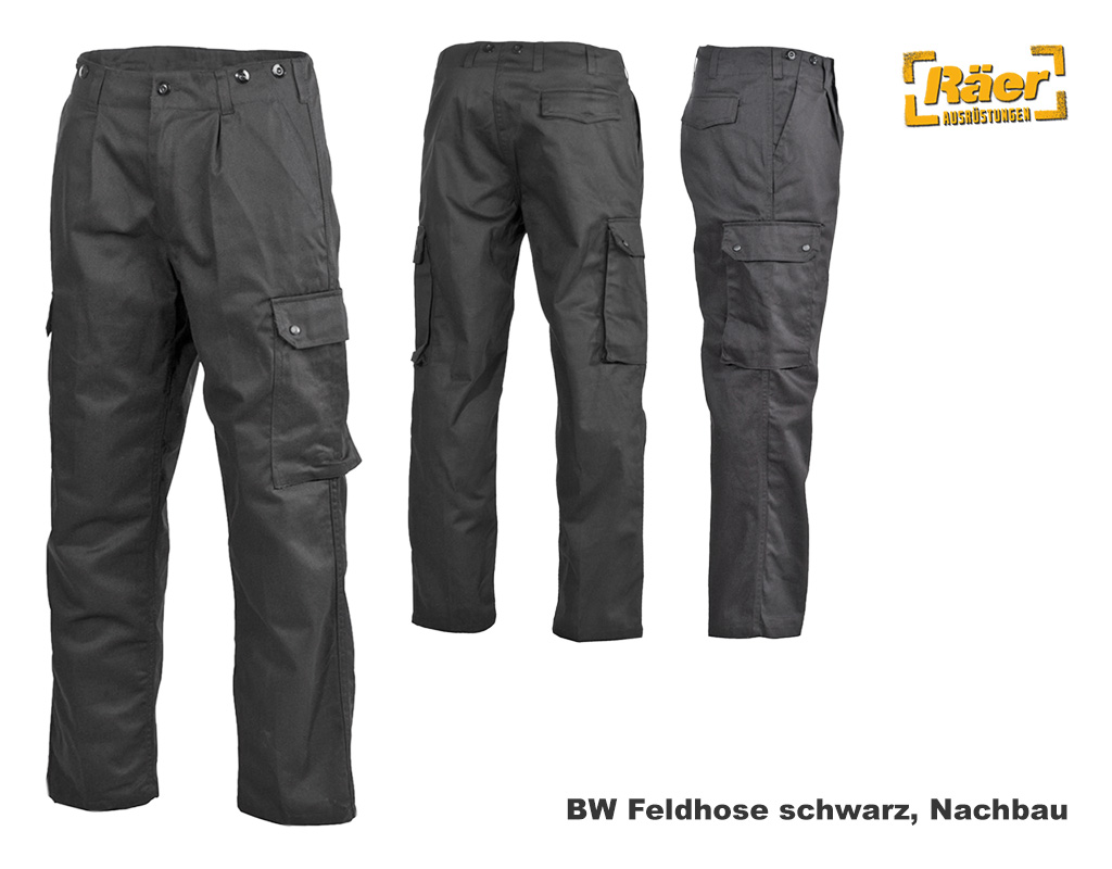 BW Feldhose schwarz    A