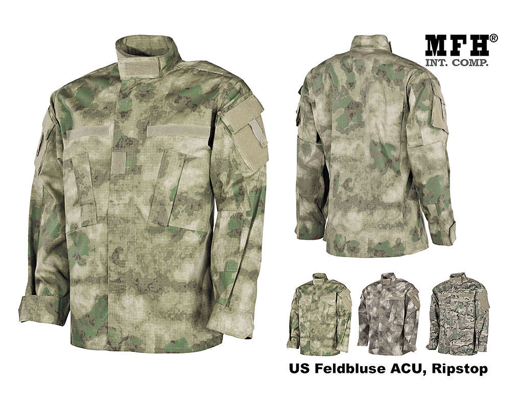 US ACU Feldbluse Ripstop, MFH    A