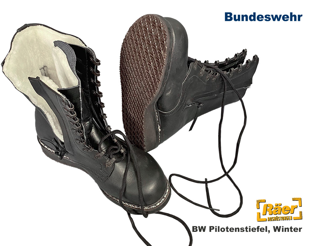 BW Pilotenstiefel, Winter, Pelz, RV   A/B