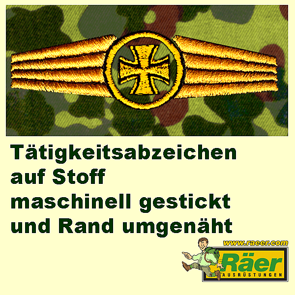 BW Tätigkeitsabzeichen  flecktarn Hintergrund    A