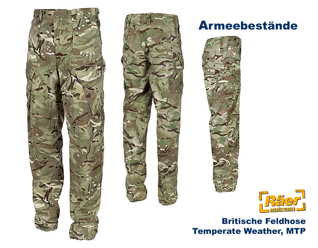 Britische Feldhose, Temperate Weather, MTP    B