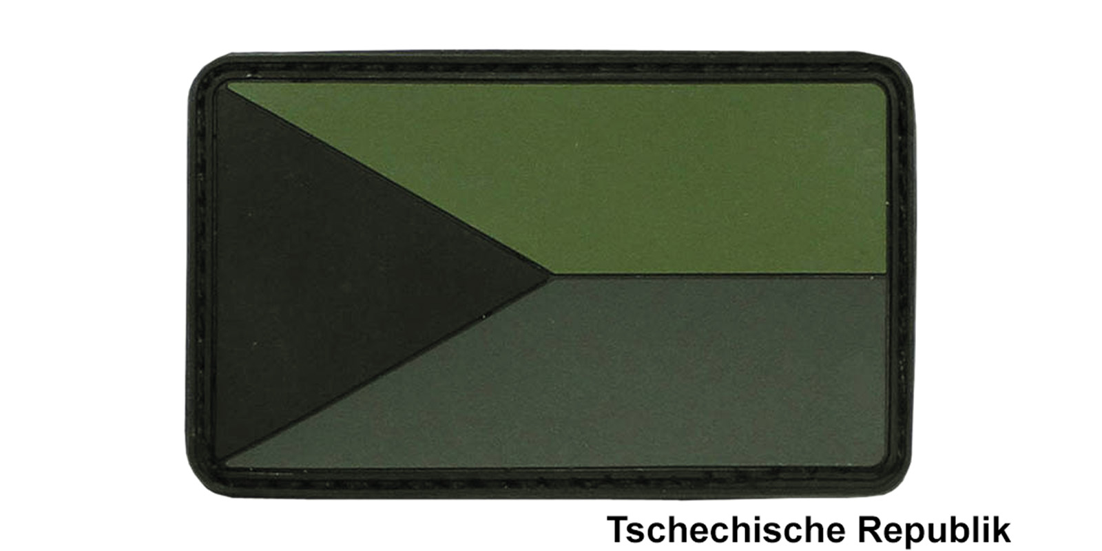 3D Klettabzeichen Flagge 8x5 cm, oliv... A