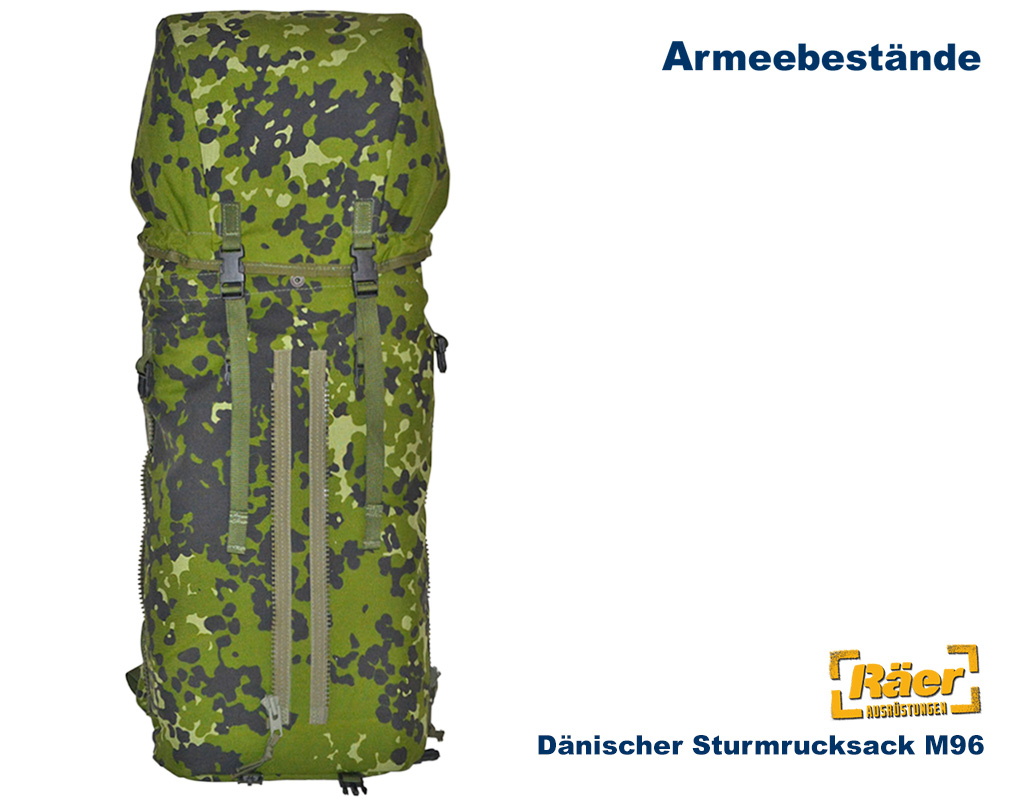 Dänischer Sturmrucksack M96, flecktarn    A