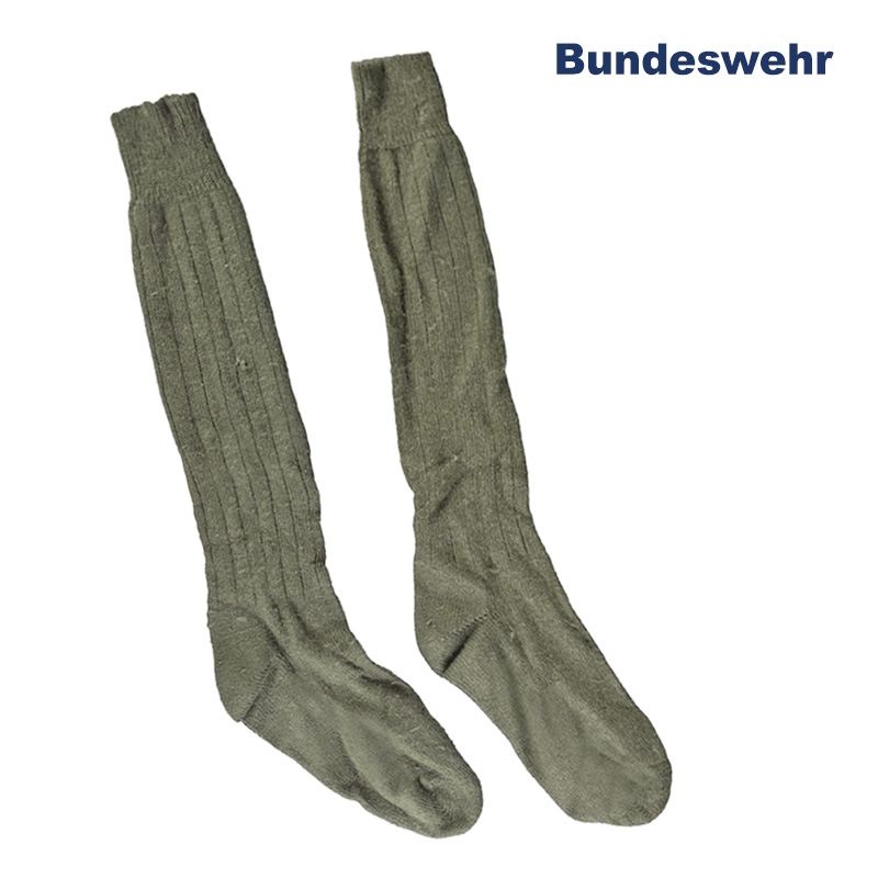 BW Stiefelsocken, Schurwolle, oliv    B