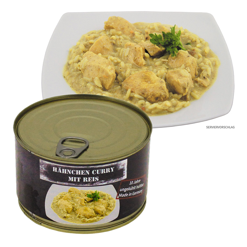 Artikelbild 1 des Artikel: MFH Vollkonserve Hähnchen Curry m, Reis A MFH Vollkonserve Hähnchen Curry m, Reis A