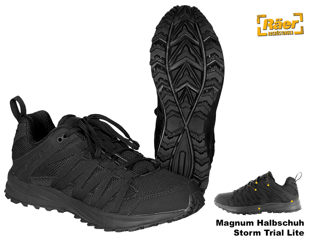 Magnum Halbschuh Storm Trail Lite, black    A