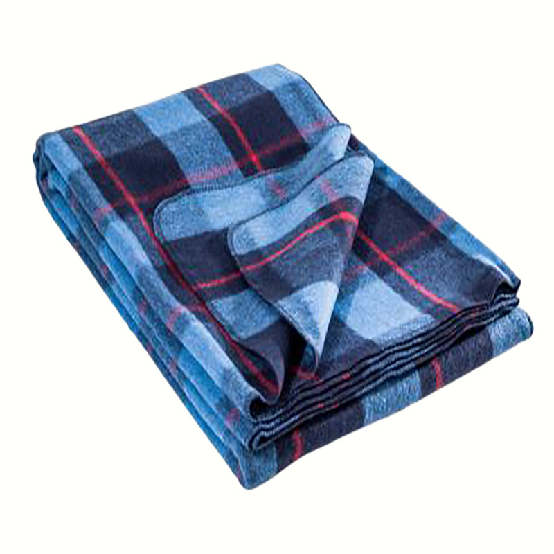 Schotten Wolldecke, Tartan-Design, 225x160 cm    A