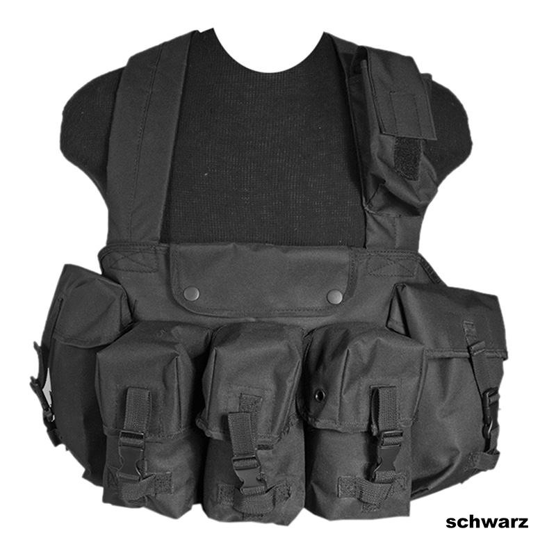 Mil-Tec Chest-Rig 6-Pocket, Einsatzweste    A