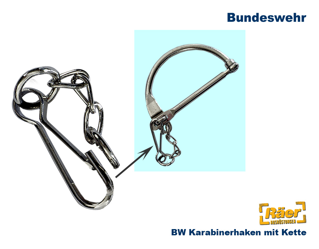 BW Karabinerhaken mit Kette    A