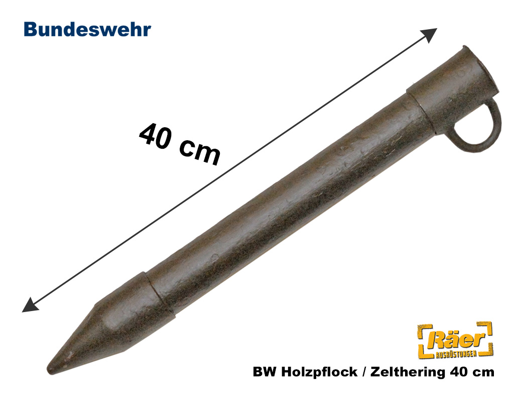 BW Zelthering 40 cm, Holz/Metall    B