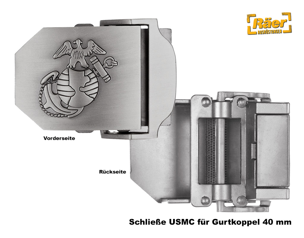 USMC Koppelschloss, für 40 mm Gurtbreite    A