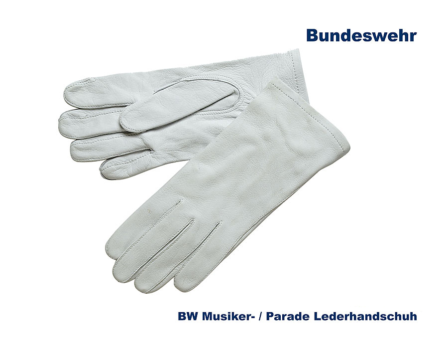 BW Musiker-/Parade-Lederhandschuhe    B/C