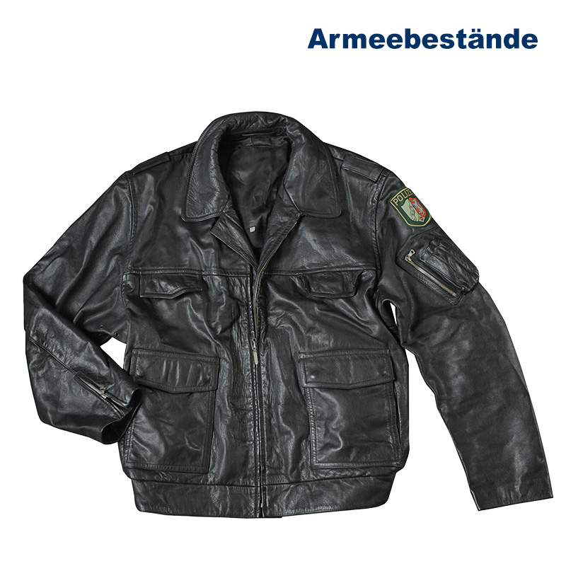 Polizei Lederjacke - Lederblouson    B