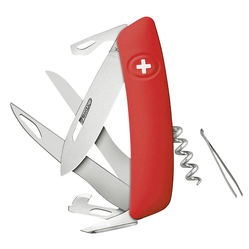 Swiza Schweizer Messer D07 Scissors, rot    A