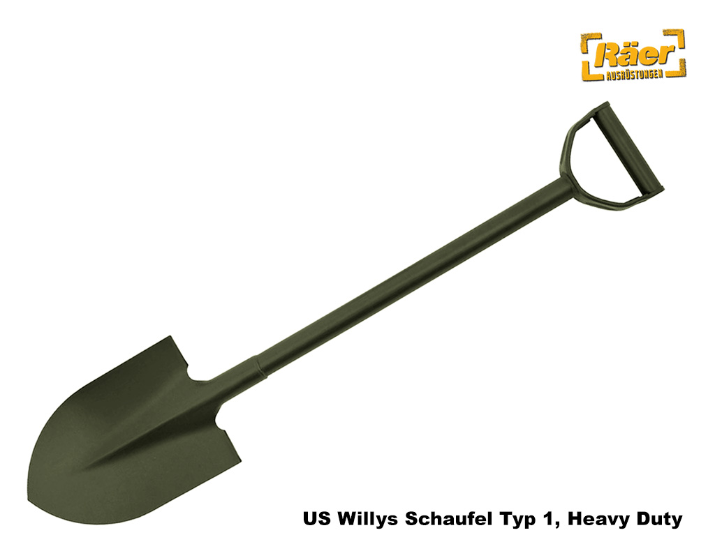 US Willys-Schaufel Typ 1 (Ganzstahl)    A