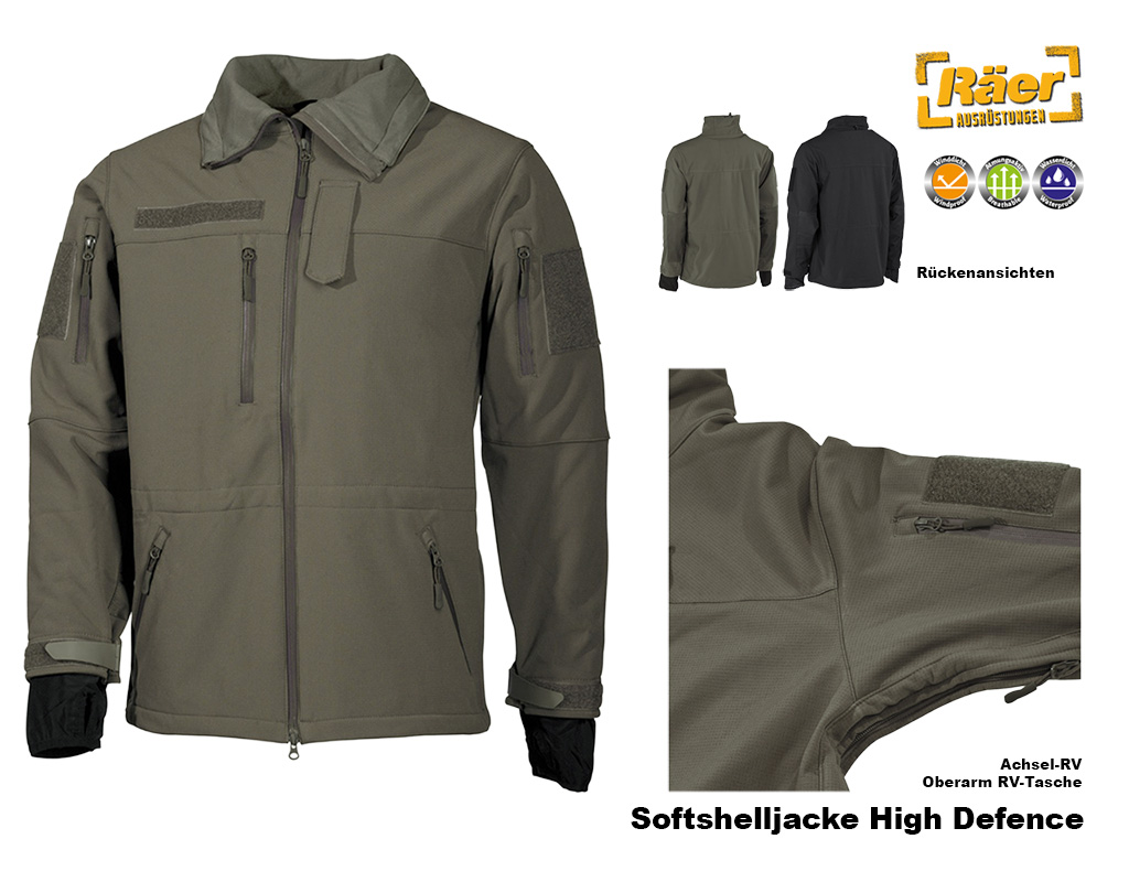 Österreichische Softshelljacke High Defence    A