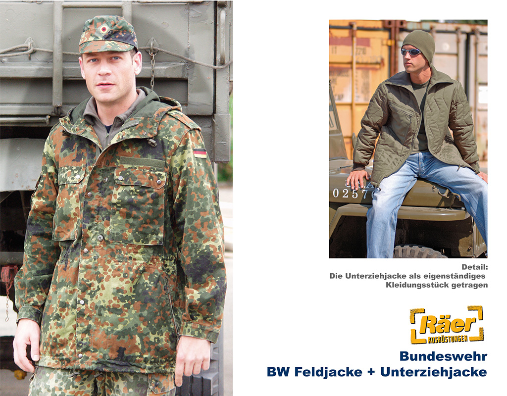 BW Feldparka - Anorak, flecktarn + Futter    A/B