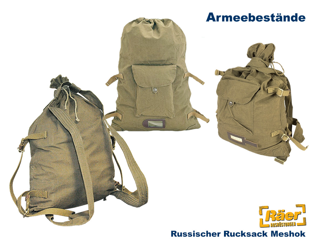 Russischer Rucksack - Meshok, braun    B