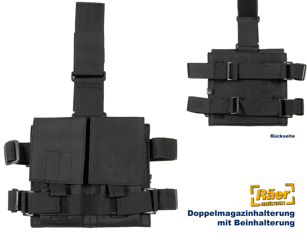 Magazintasche mit Beinhalterung 2-fach    A