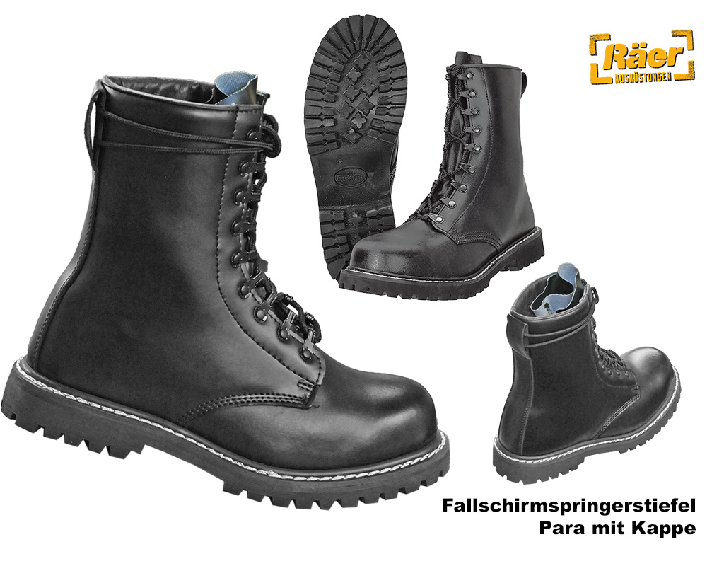 BW Fallschirmspringerstiefel Para mit Kappe... A