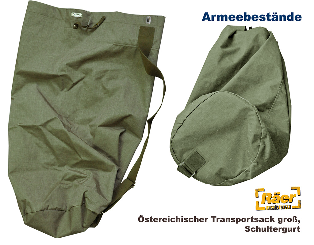 Österreichischer Transportsack, Schultergurt  A/B