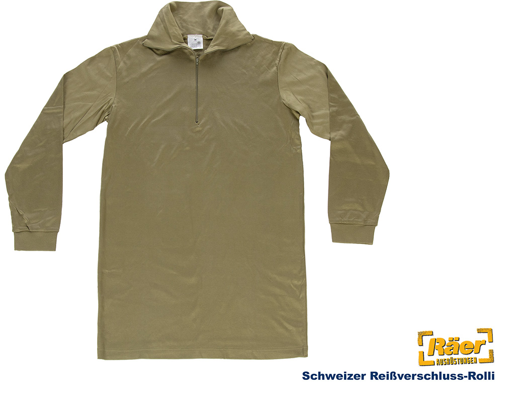 Schweizer Reißverschlussrolli, oliv    A/B