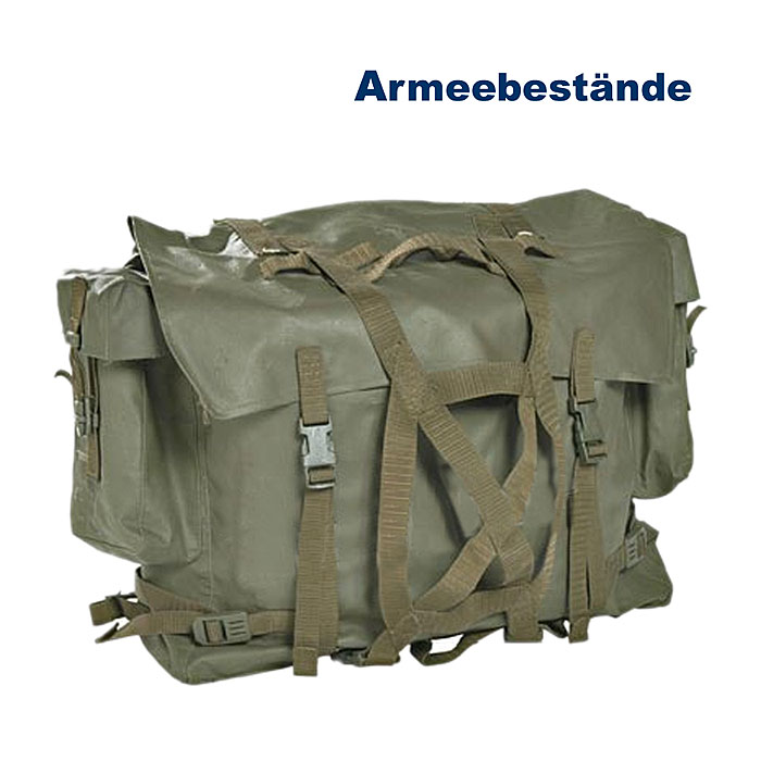 Schweizer Rucksack M90, Lederol    A/B